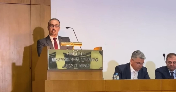 Ομιλία του Κωνσταντίνου Χατζηδάκη, υποψήφιου Ευρωβουλευτή, σε εκδήλωση της ΝΙΚΗΣ στη Χίο